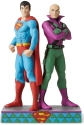 Jim Shore DC Comics 6005981 Superman and Lex Luthor Figurine