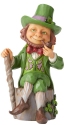 Jim Shore 6006223 Leprechaun with Shamrock Figurine