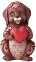 Jim Shore 6006224 Dog Holding Heart Figurine