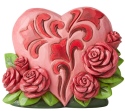 Jim Shore 6006226 Heart with Roses Figurine