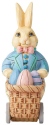 Jim Shore 6006230 Bunny Pushing Easter Figurine