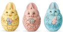 Jim Shore 6006518 Set-3 Mini Bunny Easter Figurine