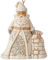 Jim Shore 6006586 Woodland Santa and Toybag Ornament