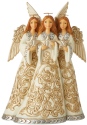 Jim Shore 6006611 Holiday Lustre Angels Figurine