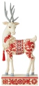 Jim Shore 6006621 Nordic Noel Reindeer Figurine