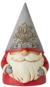 Jim Shore 6006625i Gray Floral Hat Nordic Gnome Figurine