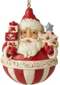 Jim Shore 6006628 Nordic Noel Santa Ornament