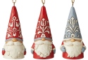 Jim Shore 6006629 Nordic Noel Set of 3 Gnome Ornaments