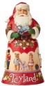 Jim Shore 6006630 Toyland Santa Figurine