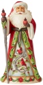Jim Shore 6006633 Santa with Cardinal Figurine