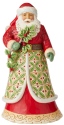 Jim Shore 6006639 Santa with Holly Figurine
