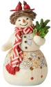 Jim Shore 6006648 Snowman Cardinal Figurine