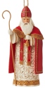 Jim Shore 6006674 Belgian Santa Hanging Ornament