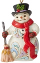 Jim Shore 6006677 Snowman with Long Scarf Hanging Ornament