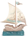 Jim Shore 6006689 Coastal Sailboat Figurine