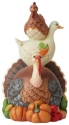 Jim Shore 6006695 Stacked Turducken Figurine