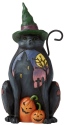 Jim Shore 6006697 Halloween Cat Pint Figurine