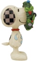Jim Shore Peanuts 6006941 Mini Snoopy in Wreath Figurine