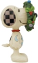 Jim Shore 6006941 Mini Snoopy in Wreath Figurine