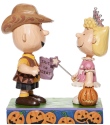 Jim Shore Peanuts 6006944 Charlie Brown and Sally Figurine