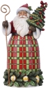 Jim Shore 6007446 Santa with Tree Figurine