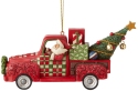 Jim Shore 6007449 Santa in Red Truck Ornament