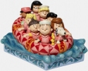 Jim Shore Peanuts 6007934 Gang Rafting Figurine