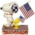 Jim Shore 6007960 Snoopy and Woodstock March Figurine