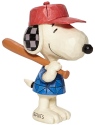 Jim Shore Peanuts 6007961 Mini Snoopy Baseball Figurine