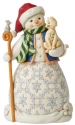 Jim Shore 6008097 Snowman with Cat Figurine