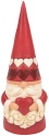 Jim Shore 6008401 Red Heart Gnome Figurine