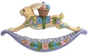 Jim Shore 6008404 Bunny On Rocker Figurine