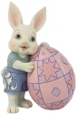 Jim Shore 6008407 Boy Bunny with Egg Figurine