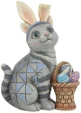 Jim Shore 6008412 Easter Cat Mini Figurine