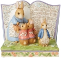 Jim Shore 6008742 Peter Rabbit Storybook Figurine