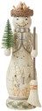 Jim Shore 6008863 Woodland Snowman Nutcracker Figurine