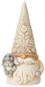 Jim Shore 6008865 Woodland Gnome Holding Bunny Rabbit Figurine