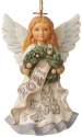 Jim Shore 6008869 Woodland Angel Dated 2021 Ornament