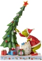 Jim Shore 6008886 Grinch Un-decorating Tree Figurine