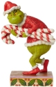 Jim Shore 6008888 Grinch Stealing Candy Cane Figurine