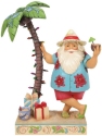 Jim Shore 6008935 Santa By Palm Tree Figurine