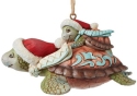 Jim Shore 6008937 Christmas Sea Turtle Ornament