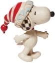 Jim Shore 6008960 Mini Snoopy with Red Figurine