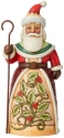 Jim Shore 6009003 Santa and Holly Figurine