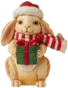 Jim Shore 6009012 Christmas Bunny Mini Figurine