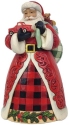 Jim Shore 6009123 Santa Holding Red Truck Figurine