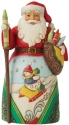 Jim Shore 6009133i Crayola Santa with Snowman Figurine