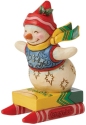 Jim Shore 6009138 Crayola Snowman Mini Figurine