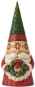 Jim Shore 6009182 Christmas Gnome with Wreath Figurine