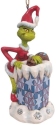 Jim Shore 6009204 Grinch Climbing in Chimney Ornament